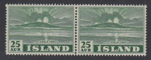 ICELAND, Scott 247, MNH pair