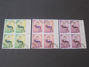 Burundi 1969 Sc 97-99 CTO BLK(4) set FU