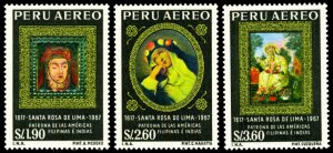 Peru 1967 Scott #C213-C215 Mint Never Hinged