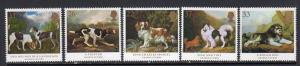 Great Britain #1345-9 Dogs 1991 Never Hinged F91