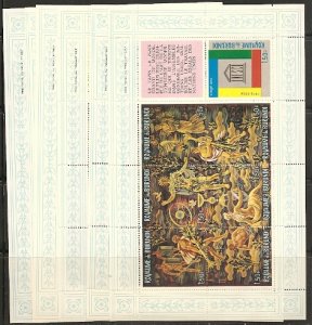 Burundi 157-8 C26 1966 UNESCO Sheetlets English and French