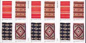 United States 2005 New Mexico Rio Grande Blankets complete Pane VF/NH