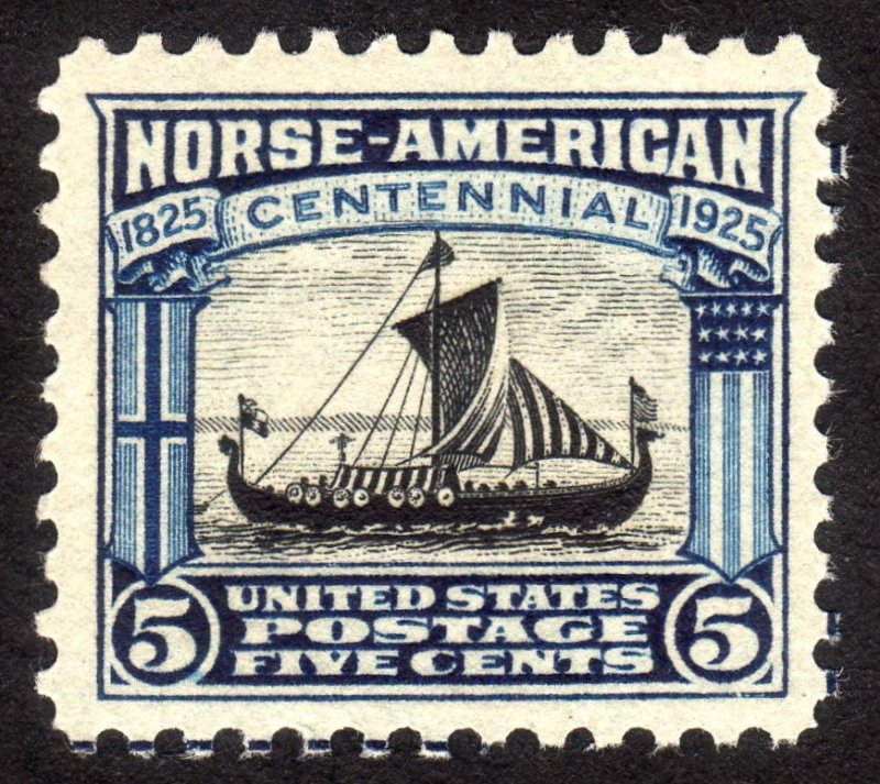 1925, US 2c, Viking ship, MNH, Well centered, Sc 621