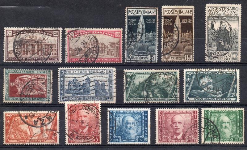 Selected high value $770.00  used Italy stamps Regno Italia francobolli