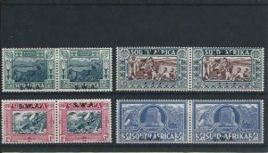 SOUTH WEST AFRICA 1938 VOORTREKKER SET OF FOUR MM SG 105/108 CAT £110