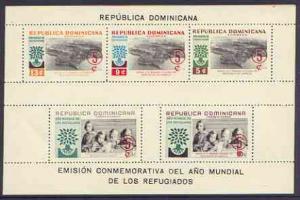 Dominican Republic 1960 World Refugee Year surcharged per...
