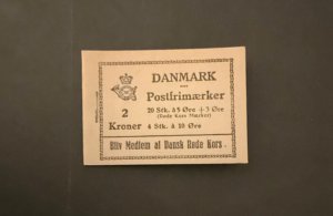 Stamps Denmark Scott #B9a-28a Booklet never hinged