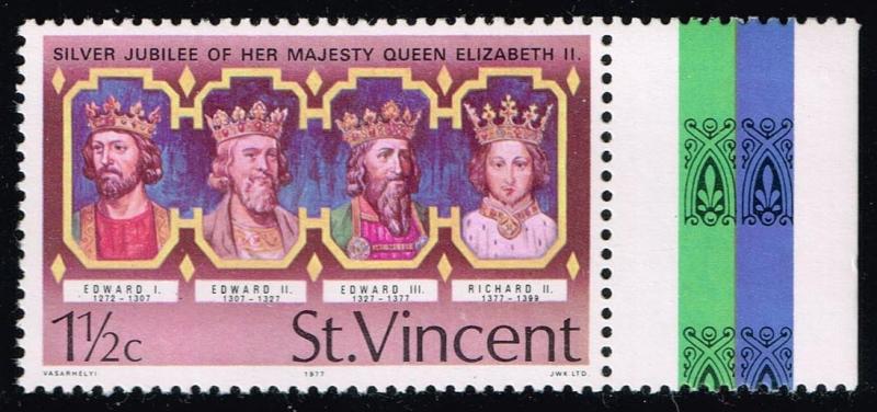 St. Vincent #485 English Monarchs; MNH (0.25)