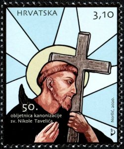 Croatia 2020 MNH Stamps Scott 1190 Saint Nicholas Tavelic Martyr Missionary