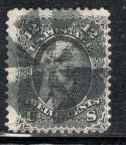 United States Scott 90, used, fancy cancel