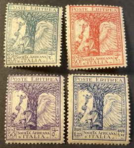 ERITREA # B21-B24-MINT/HINGED*----COMPLETE SET----SEMI-POSTAL--1928