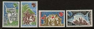 Malagasy 504-5, C122-3 MNH Scouts, Fish, Red Cross