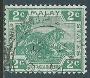 Malaya, Sc #52, 2c Used
