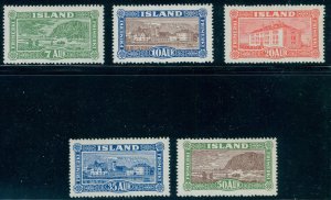 ICELAND, VIEWS OF ICELAND SET 1925 UNMOUNTED, NEVER HINGED