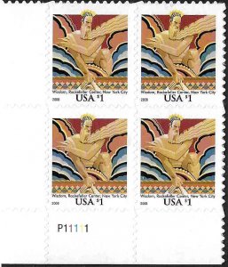 3766a Mint,OG,NH... Plate Block... SCV $8.00