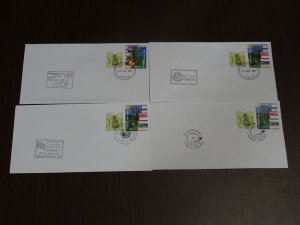 Cyprus 2011 Commemorative Covers Special Cancels 15 pcs