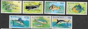 ST.Vincent #413-414,421-425  Marine Life (MNH) CV$25.20