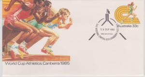 Australia 1985 PSE # 97 World Cup Athletics FDI Cancel