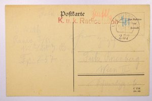 Austria 1918 Feldpost Card / Radiostation - L39201