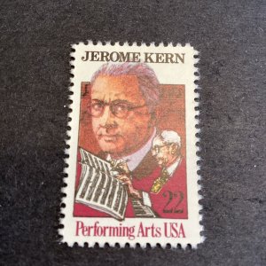 Scott# 2110- Jerome Kern-Composer-Performing Arts- MNH 22c 1985- US