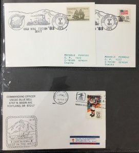 USA Ships Paquebot + SIgned Covers Cards (Apx 35) UK1258