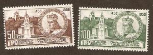 Vatican  Scott # 264-5   Mint  never hinged