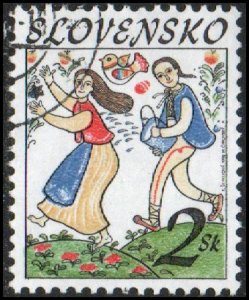 Slovakia 242 - Used - 2k Easter (1996)