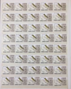 SAMOA 1967/71 Birds Ships Aviation MNH(Apx 450+) in Stockbook (GM1860)