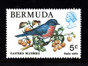 BERMUDA SC# 365 EASTERN BLUEBIRD - MNH