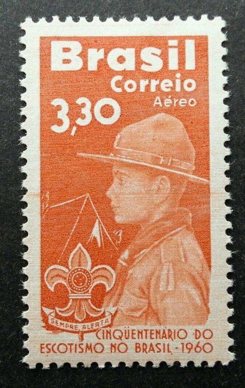 Brazil Scout Jamboree 1960 Air Mail Scouting Jamboree Boy Uniform (stamp) MNH