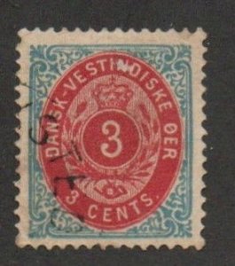 Danish West Indies 6a Used