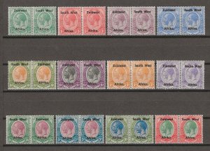 SOUTH WEST AFRICA 1923/26 SG 16/27 MINT Cat £750