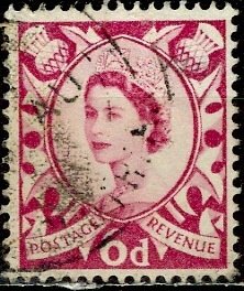 Great Britain, Regional, Scotland; 1958: Sc. # 3: Used Single Stamp
