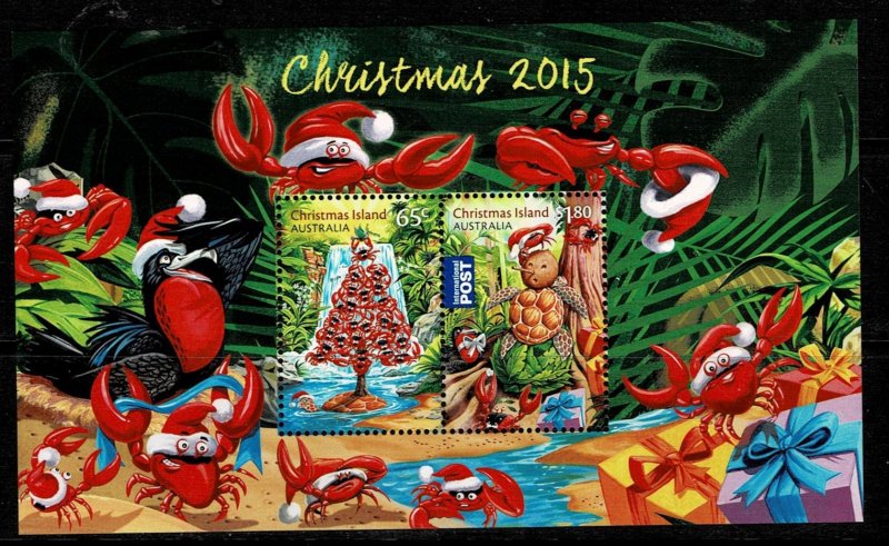 Christmas Island 2015  Christmas MNH M/s