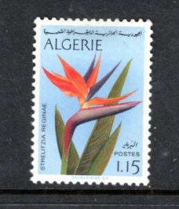 ALGERIA 499 MH VF  Flowers - Bird of Paradise - Highest value in set of 4