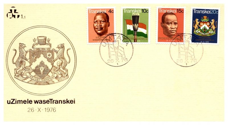 Transkei, Worldwide First Day Cover