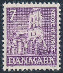 Denmark Scott 253 (AFA 230), 5ø violet Reformation, VF MLH