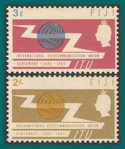 Fiji Stamps 1965 ITU Centenary, MNH