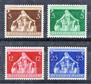 Germany Scott #473-476 MLH