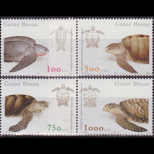 GUINEA-BISSAU 2001 - MI# 1702-5 Turtles Set of 4 NH