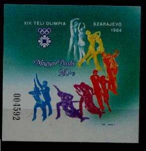 Hungary 2824 MNH imperf. s/s Olympic-84 SCV25