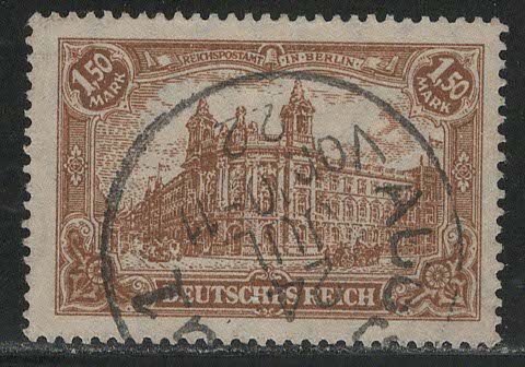 Germany Reich Scott # 113, used, exp h/s