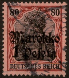 Germany 1911 TANGER Tangiers Morocco Marokko USED 102521