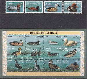 Ghana, Fauna, Birds MNH / 1995