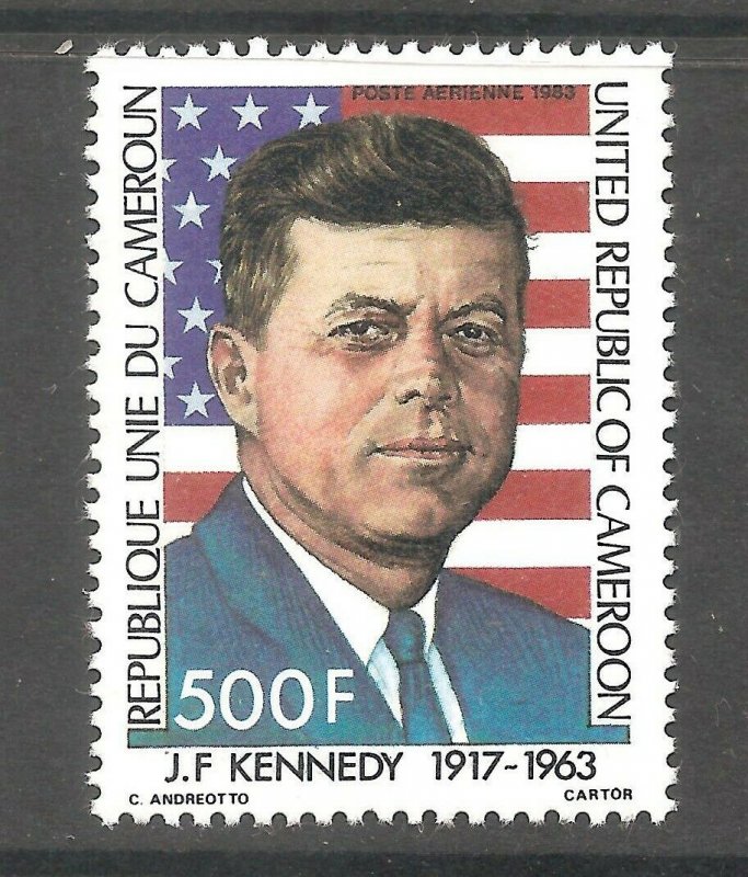 Cameroon (1983 ) - Scott # C302, President John F. Kennedy