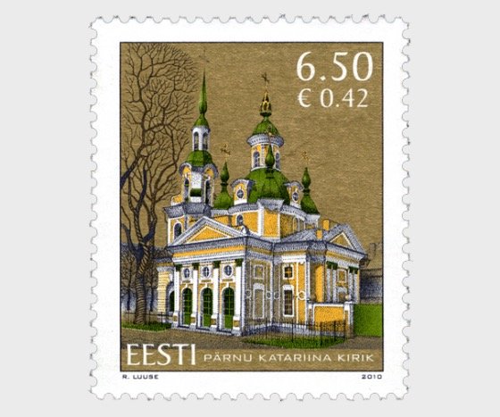 2010 Estonia St Catherine's of Parnu  (Scott 639) MNH