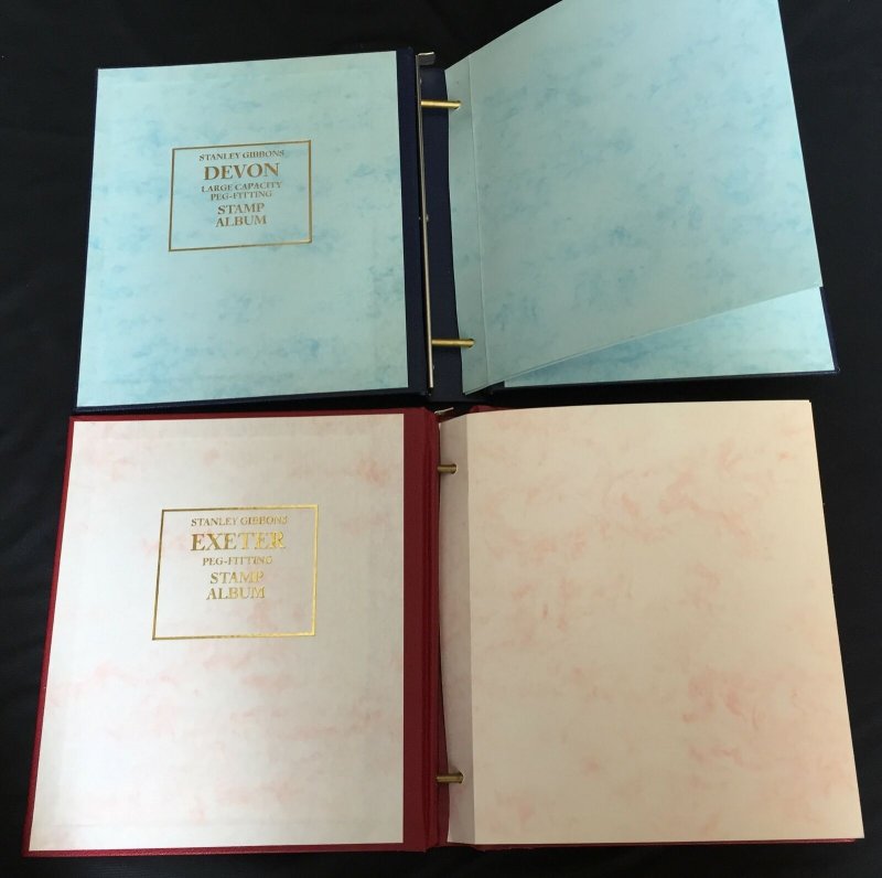 Exeter Devon Two Ring Binders x 11+Some Pages.(9kg)K35