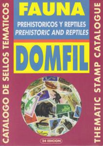 Domfil PREHISTORIC & REPTILES Thematic Catalogue, 24th Ed, Used Dinosaurs