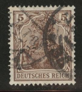 Germany Scott 118 used 1920 Germania stamp