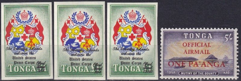 Tonga #CO11-14 MNH CV $5.00 (Z7147)